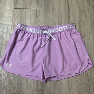 Lavender Purple Under Armour Shorts YXL